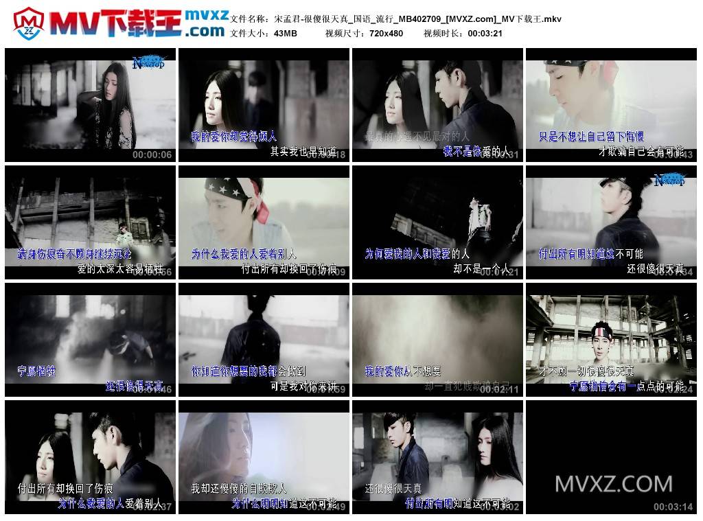 宋孟君-很傻很天真_国语_流行_MB402709